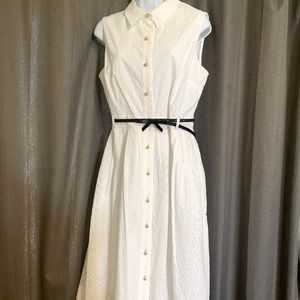 Kate Spade White Sleeveless Dress